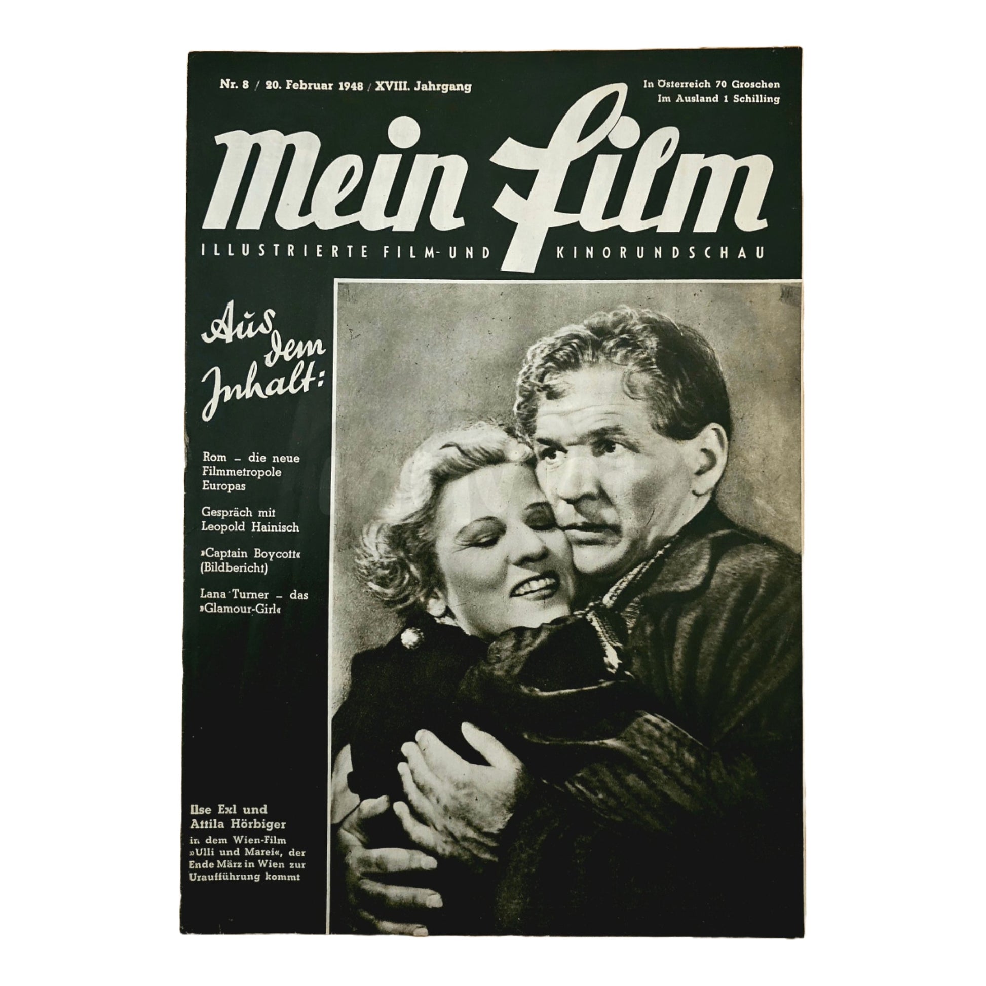 Mein Film 8 (1948) Filmzeitschrift Ilse Exl Attila Hörbiger