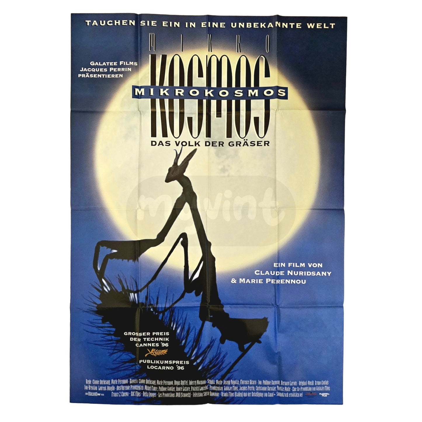 Mikrokosmos 1996 Das Volk der Gräser Original Filmplakat A0 (Deutsch)