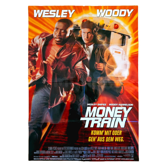 Money Train 1995 Wesley Snipes Original Filmplakat A1 (Deutsch)