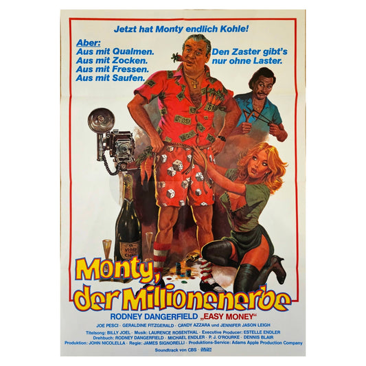 Monty Der Millionenerbe 1983 Original Filmplakat A1 (Deutsch)