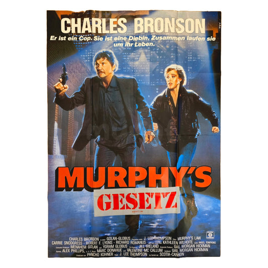 Murphys Law Murphys Gesetz 1986 Charles Bronson Original Filmplakat A0 (Deutsch)