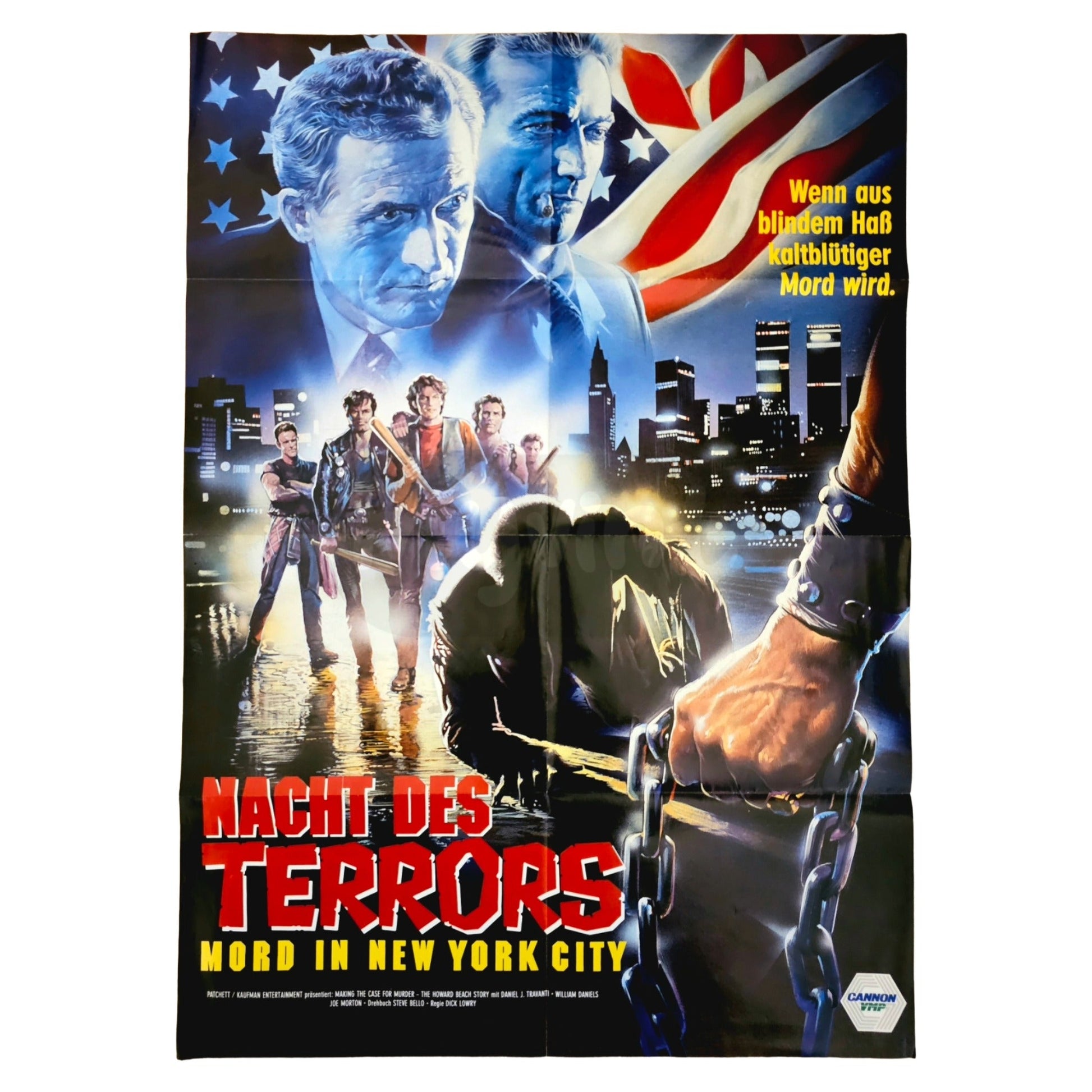 Nacht des Terrors 1989 Mord in New York City Original Videothekenplakat Videoposter A1 (Deutsch)