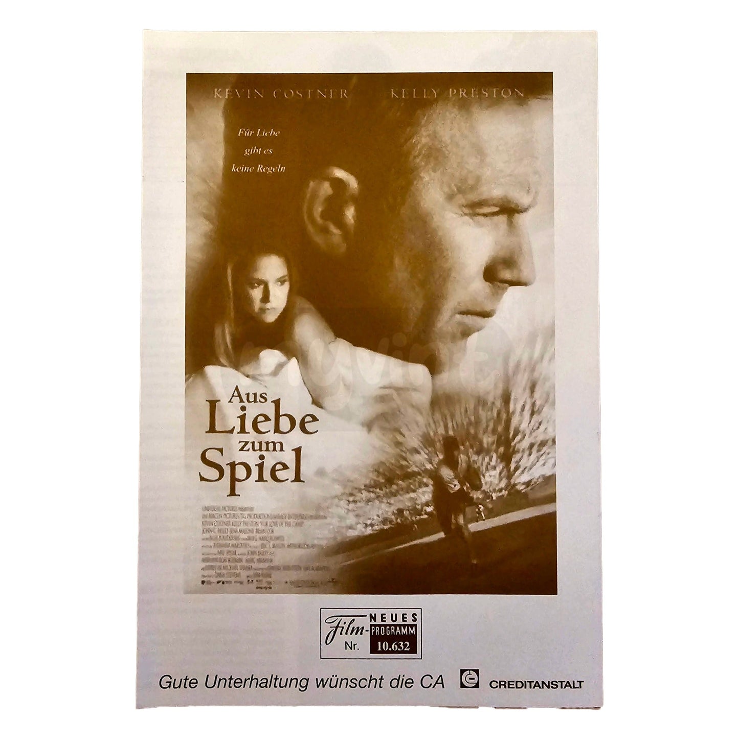 Neues Filmprogramm NFP 10632 Aus Liebe zum Spiel Kevin Costner 2000