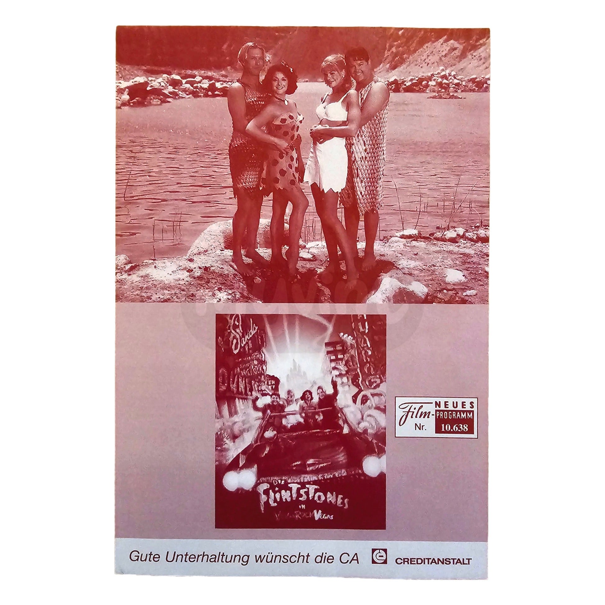 Neues Filmprogramm NFP 10638 Die Flintstones in Viva Rock Vegas Mark Addy 2000