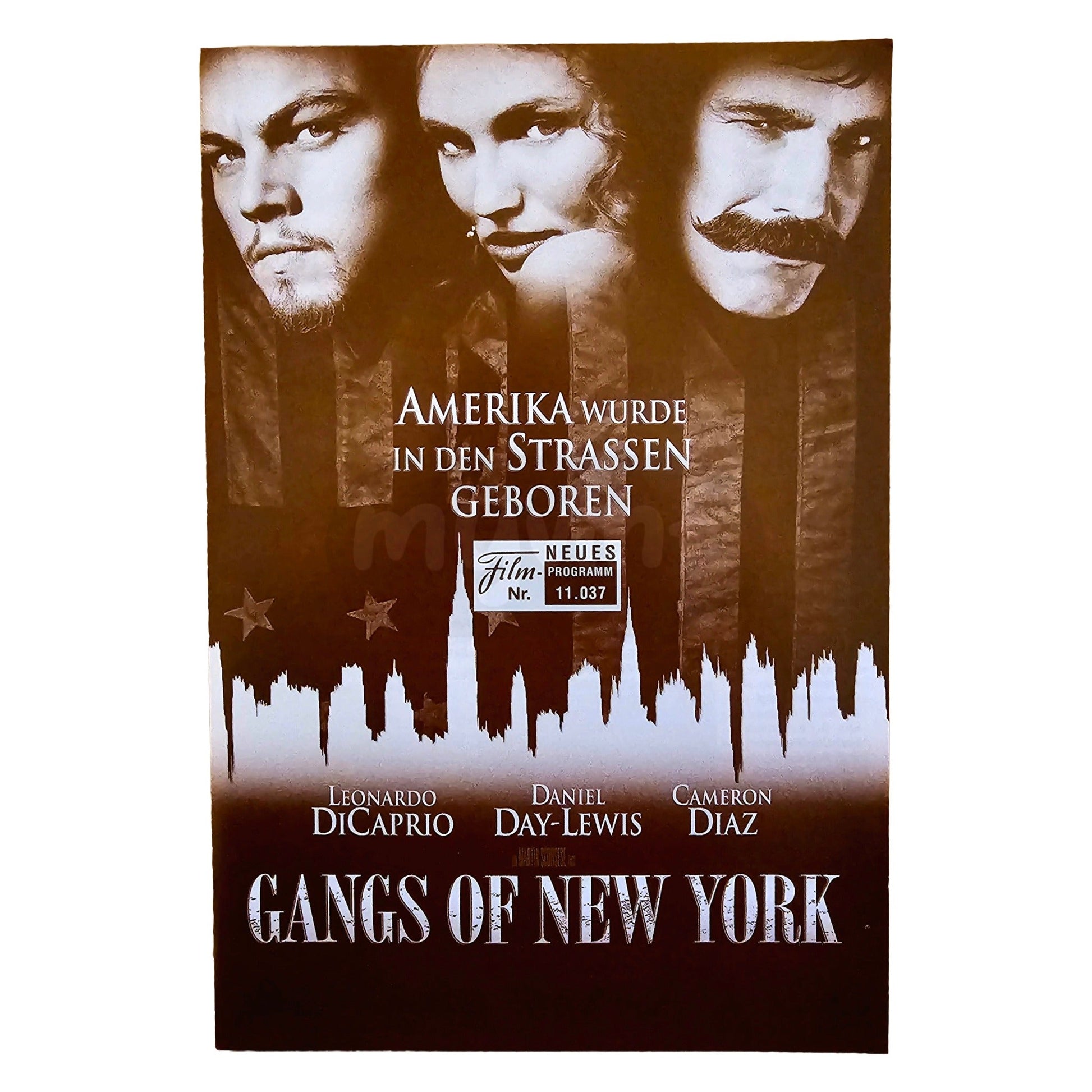 Neues Filmprogramm NFP 11037 Gangs of New York Leonardo DiCaprio Cameron Diaz 2003