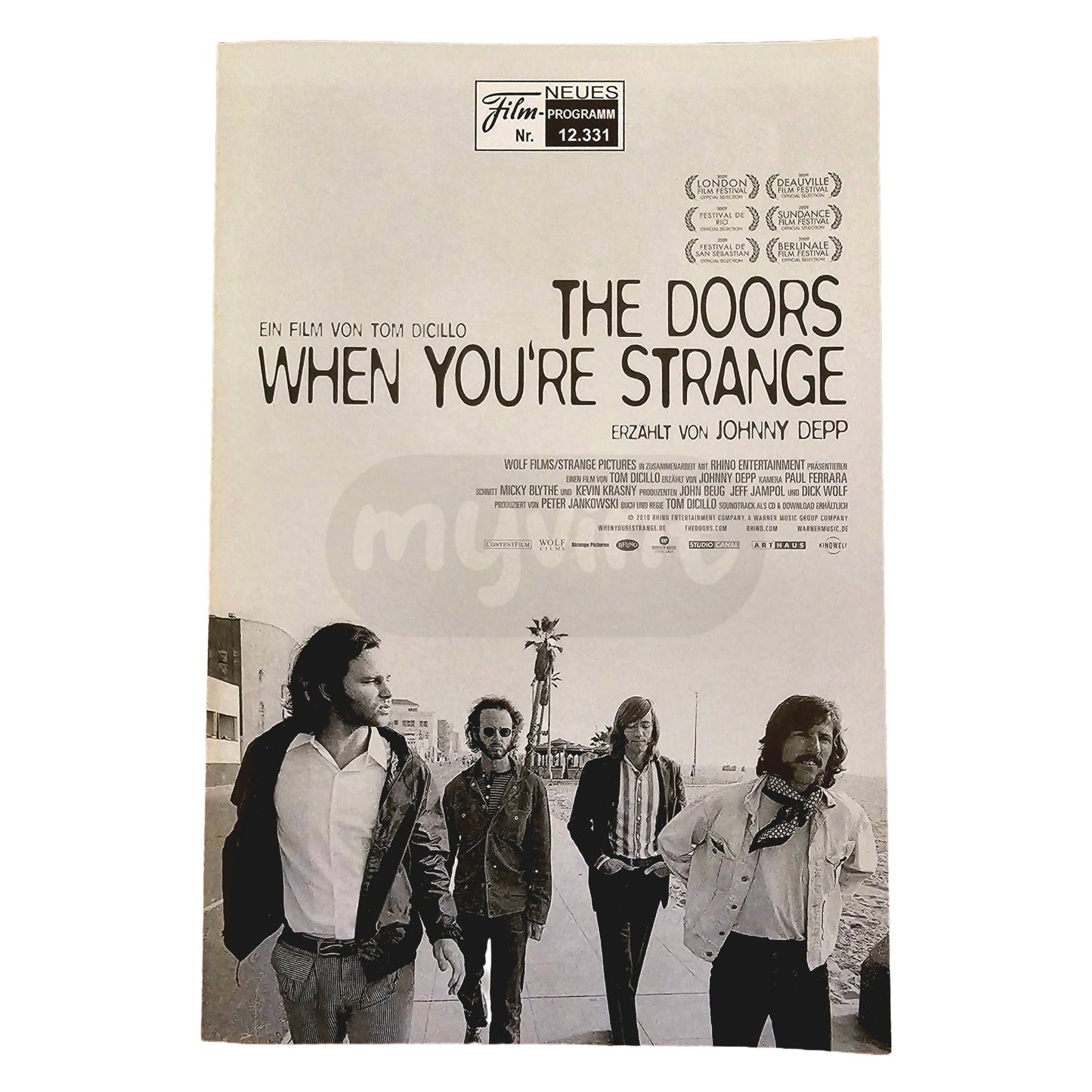 Neues Filmprogramm NFP 12331 The Doors When youre strange Johny Depp 2010