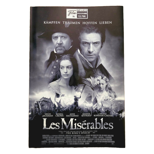 Neues Filmprogramm NFP 12796 Les Miserables Hugh Jackman 2013