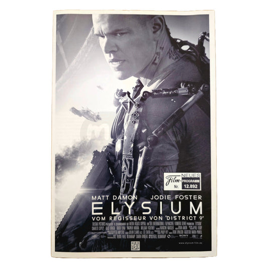 Neues Filmprogramm NFP 12892 Elysium Matt Damon Jodie Foster 2013