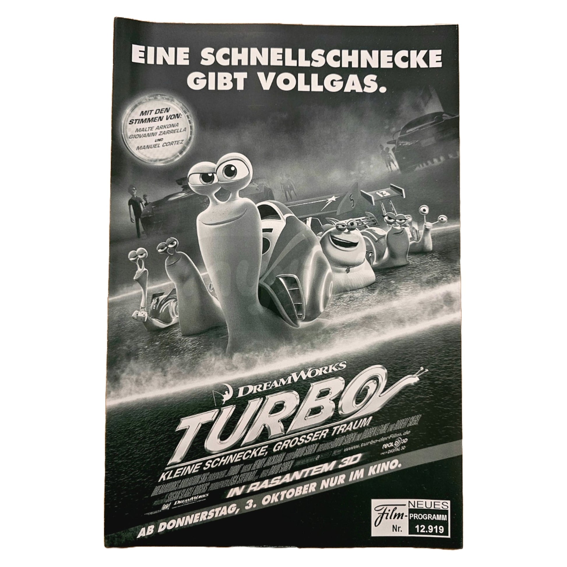 Neues Filmprogramm NFP 12919 Turbo 2013