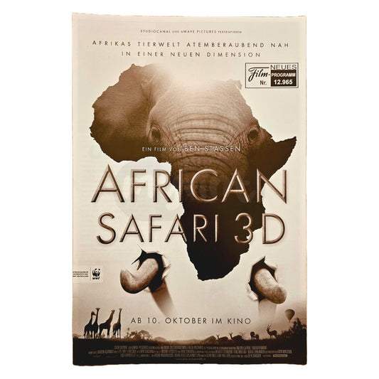 Neues Filmprogramm NFP 12965 African Safari 3D 2013