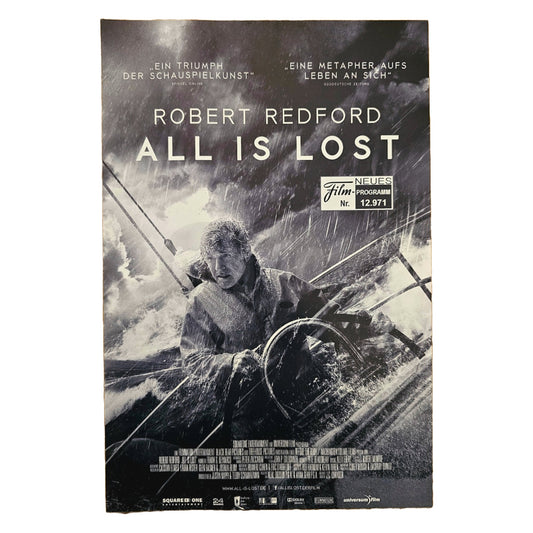 Neues Filmprogramm NFP 12971 All Is Lost Robert Redford 2014