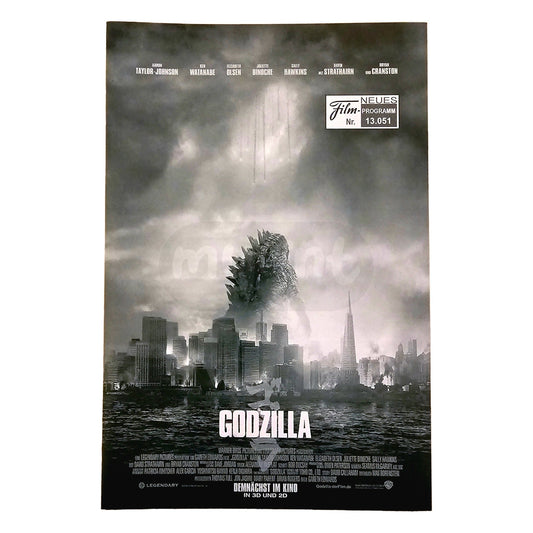 Neues Filmprogramm NFP 13051 Godzilla Bryan Cranston Aaron Taylor Johnson 2014