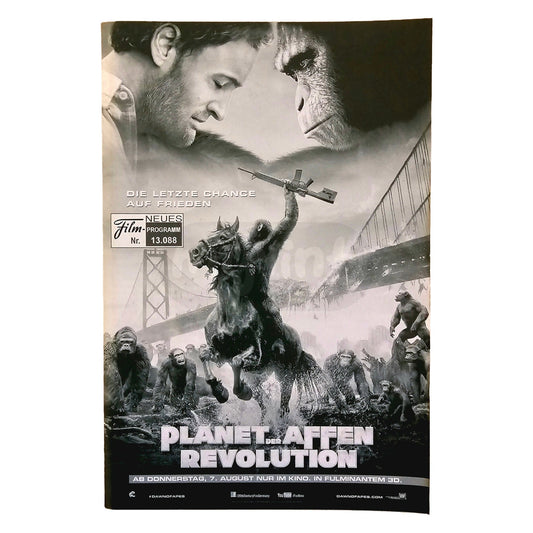 Neues Filmprogramm NFP 13088 Planet der Affen Revolution 2014