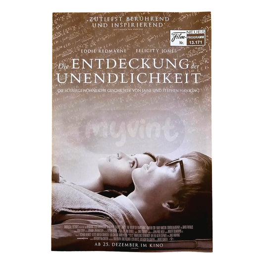 Neues Filmprogramm NFP 13171 Die Entdeckung der Unendlichkeit Stephen Hawking Eddie Redmayne 2014