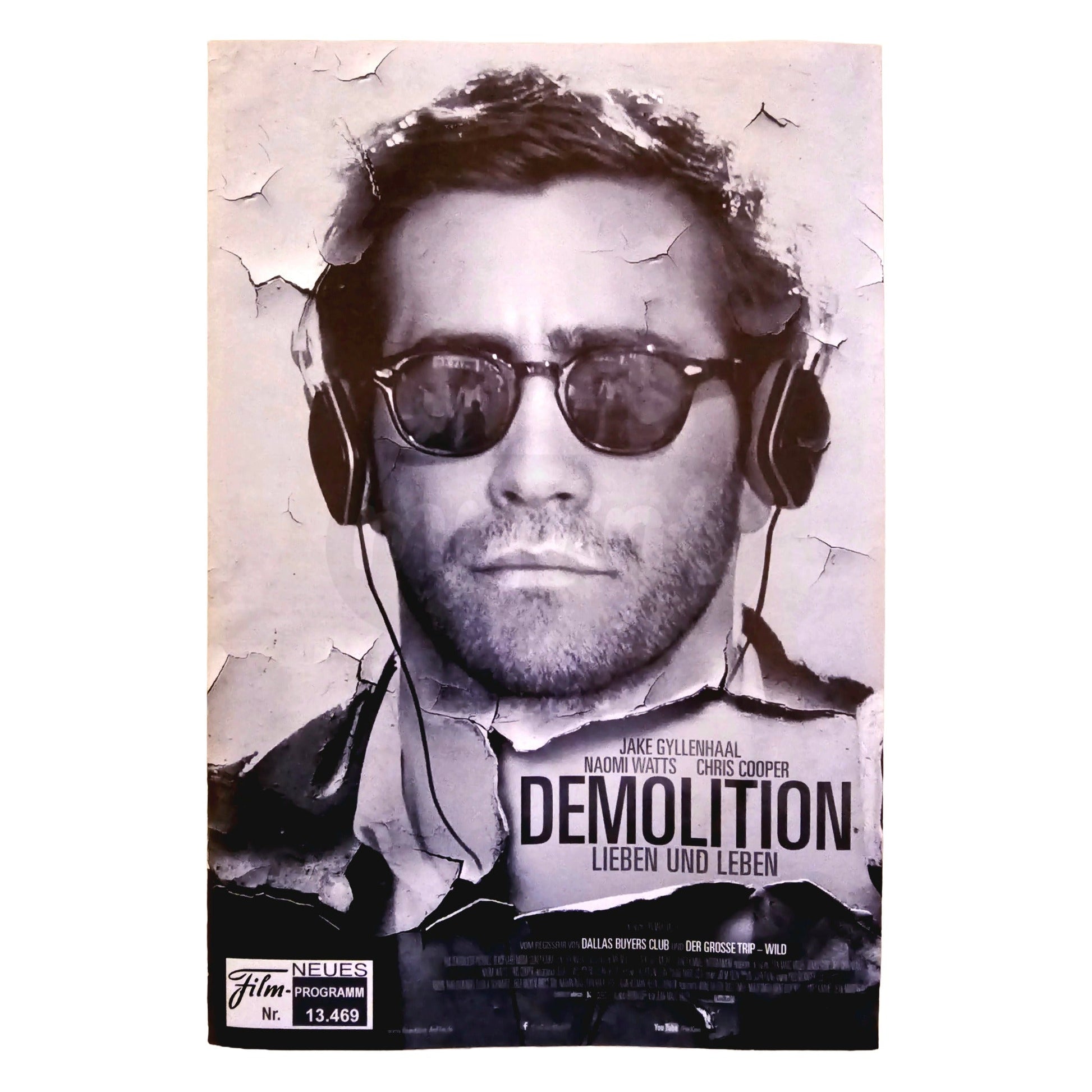 Neues Filmprogramm NFP 13469 Demolition Lieben und Leben Jake Gyllenhaal Naomi Watts 2016