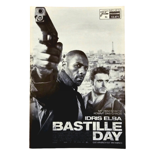 Neues Filmprogramm NFP 13471 Bastille Day Idris Elba Richard Madden 2016