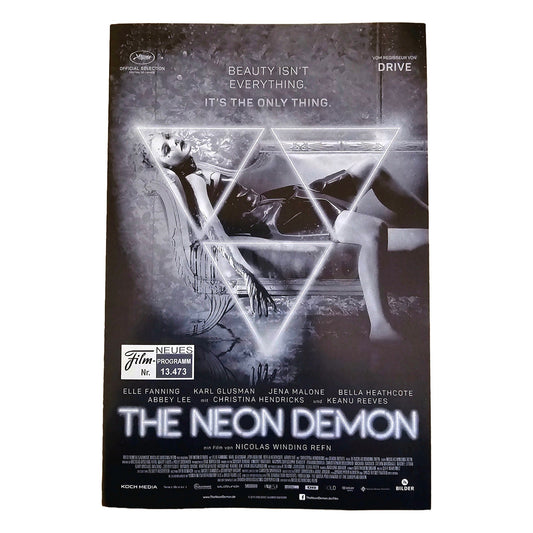 Neues Filmprogramm NFP 13473 The Neon Demon Keanu Reeves Christina Hendricks 2016