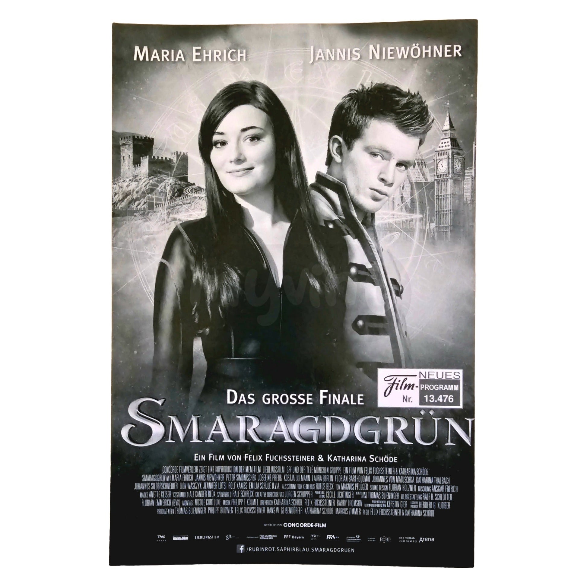 Neues Filmprogramm NFP 13476 Smaragdgrün Maria Ehrich Jannis Niewöhner 2016