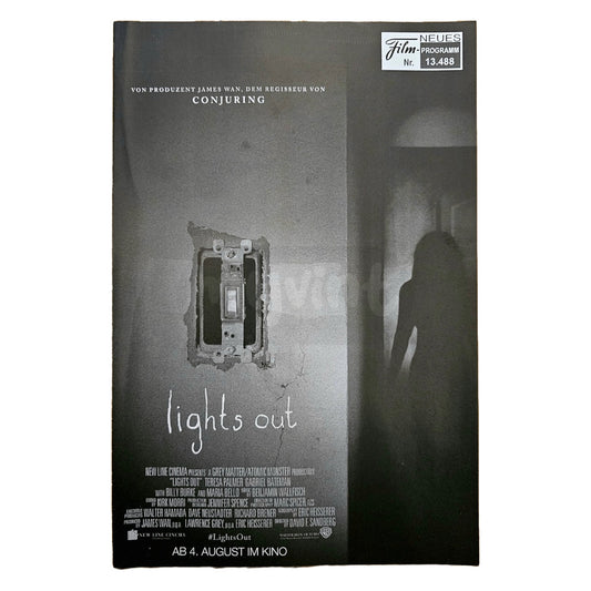 Neues Filmprogramm NFP 13488 Lights Out 2016