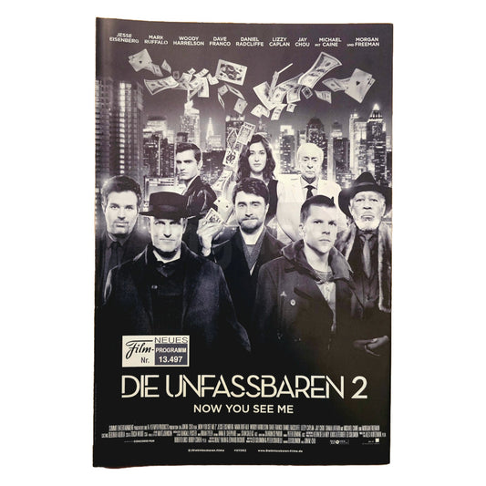 Neues Filmprogramm NFP 13497 Die Unfassbaren 2 Jesse Eisenberg 2016