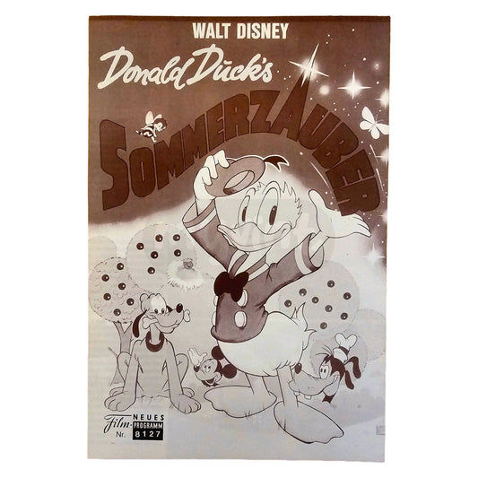 Neues Filmprogramm NFP 8127 Walt Disney Donald Ducks Sommerzauber 1984