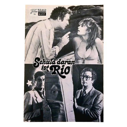 Neues Filmprogramm NFP 8231 Schuld daran ist Rio Michael Caine 1985