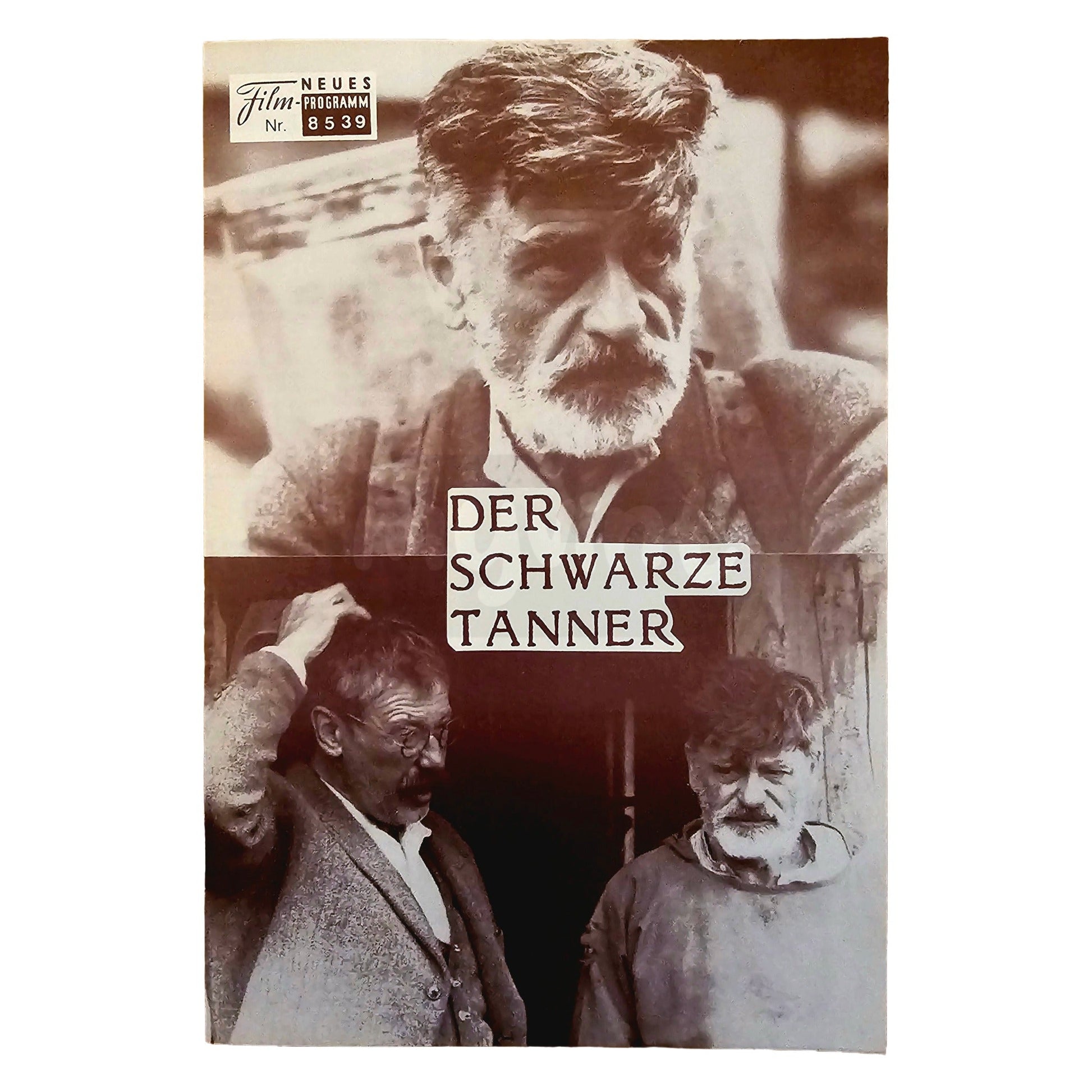 Neues Filmprogramm NFP 8539 Der Schwarze Tanner Otto Mächtliger 1986