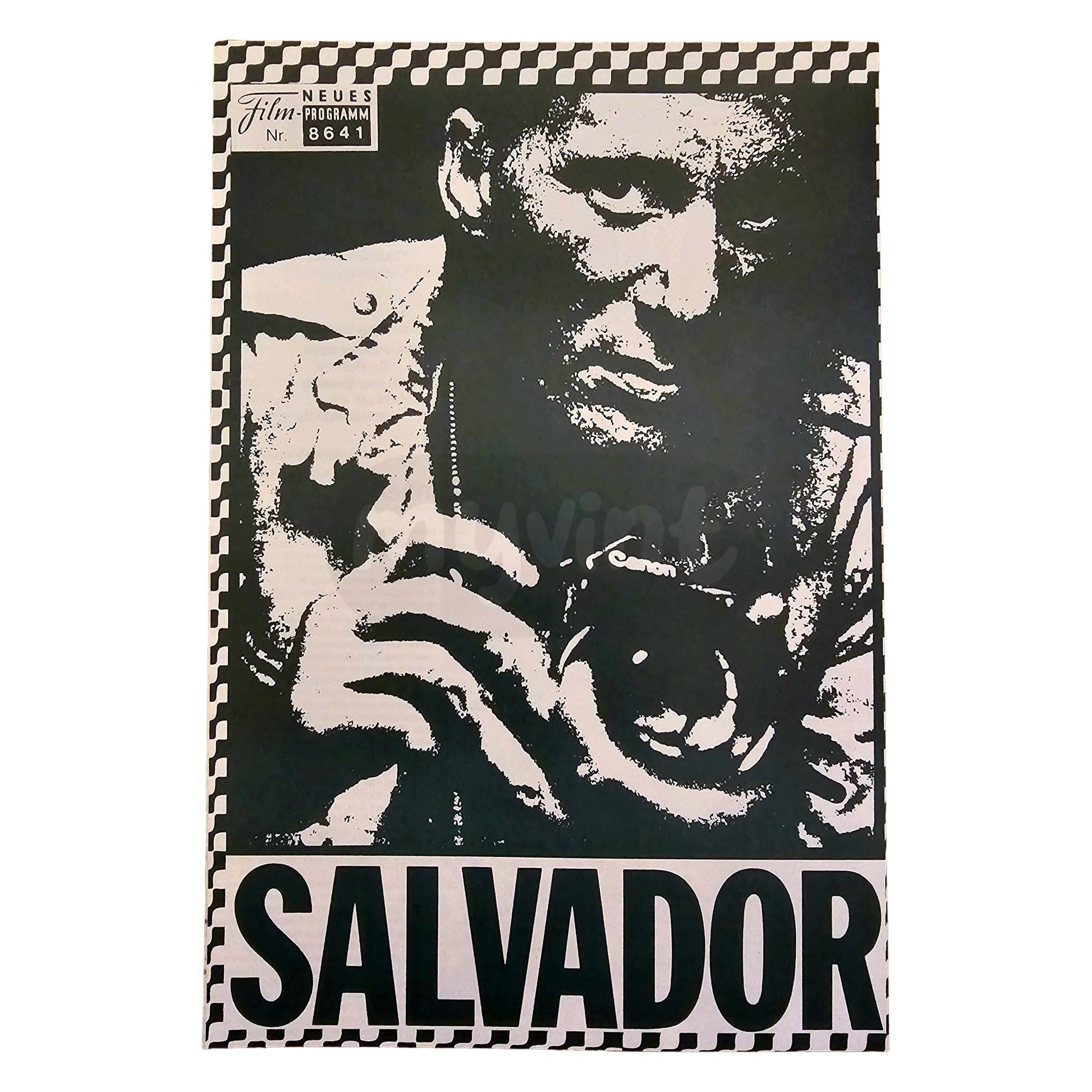 Neues Filmprogramm NFP 8641 Salvador Manfred Lehmann 1987