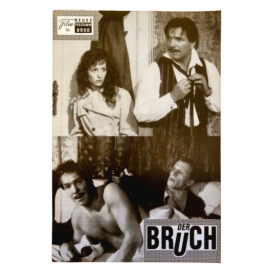 Neues Filmprogramm NFP 8950 Der Bruch George Götz 1989