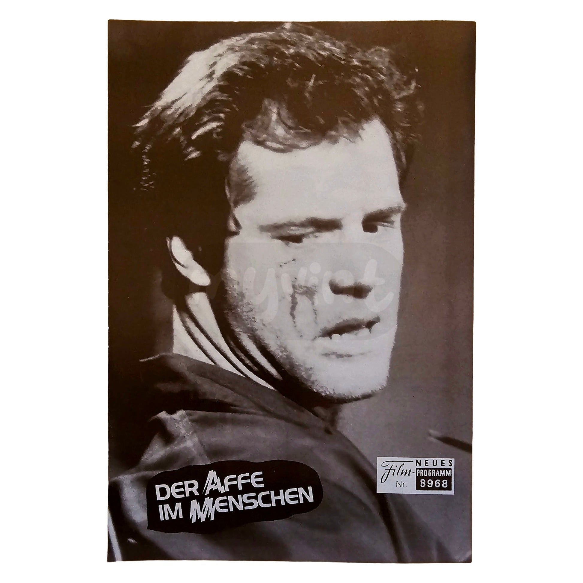 Neues Filmprogramm NFP 8968 Der Affe im Mensch Jason Beghe 1989