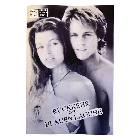 Neues Filmprogramm NFP 9351 Rückkehr zur Blauen Lagune Milla Jovovich 1991