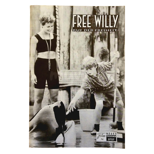 Neues Filmprogramm NFP 9757 Free Willy Ruf der Freiheit 1994