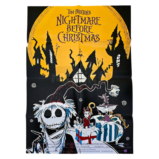 Nightmare Before Christmas 1993 Original Filmplakat A1 (Deutsch)