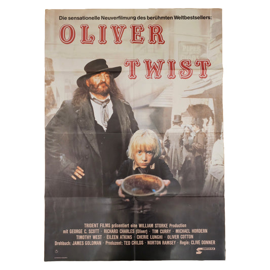 Oliver Twist 1982 Charles Dickens Original Filmplakat (Deutsch)