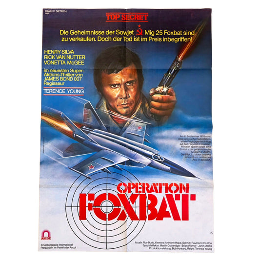 Operation Foxbat 1977 Original Filmplakat A1 (Deutsch)