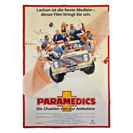 Paramedics 1988 Original Filmplakat A1 (Deutsch)