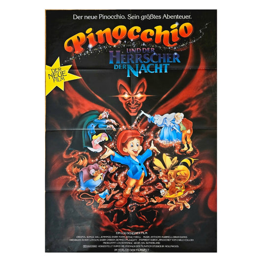 Pinocchio Und Der Herrscher Der Nacht 1987 Original Filmplakat A1 (Deutsch)