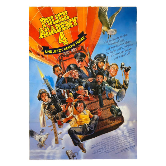Police Academy 4 1987 Original Filmplakat A1 (Deutsch)