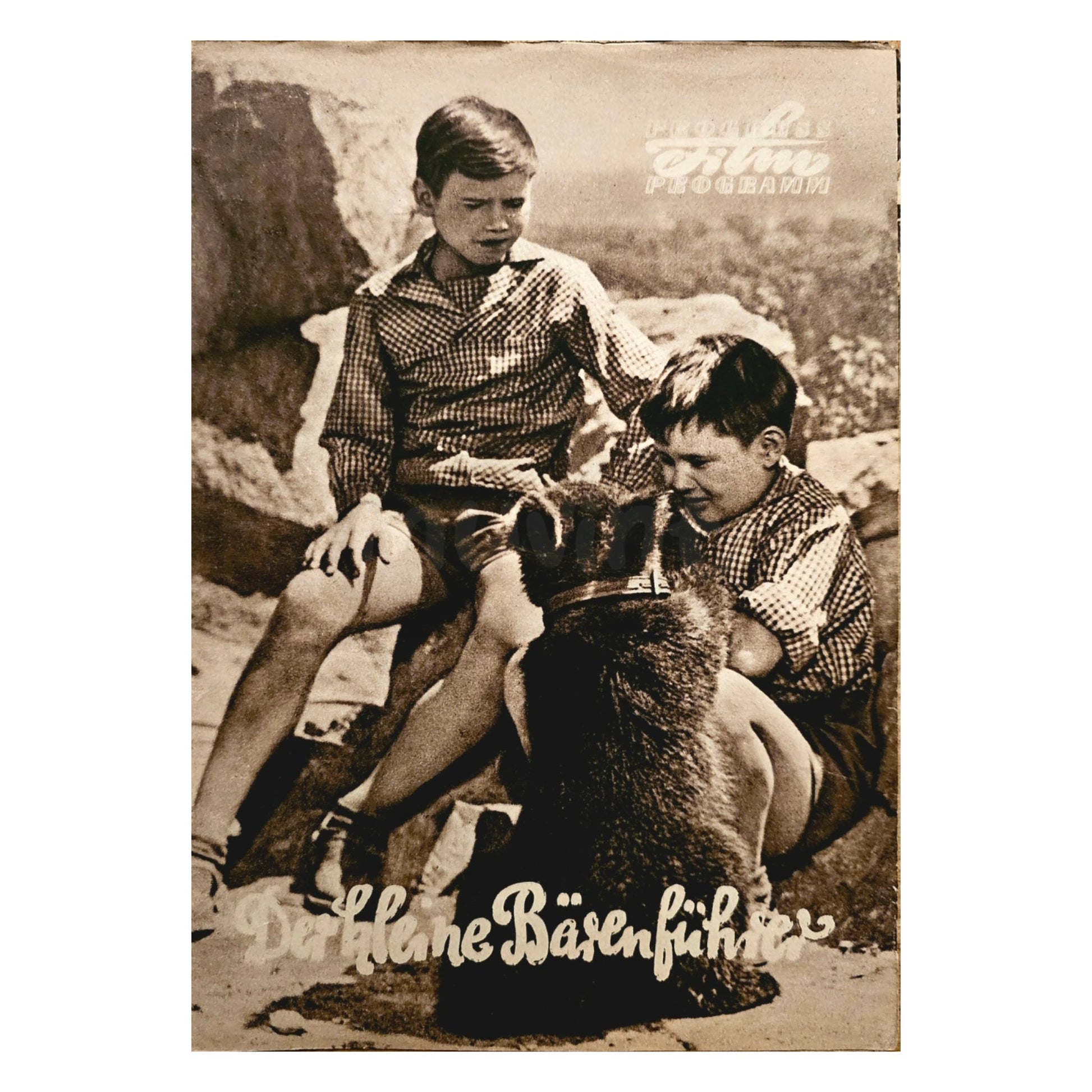 Progress Filmprogramm K 17/58 Der kleine Bärenführer 1958