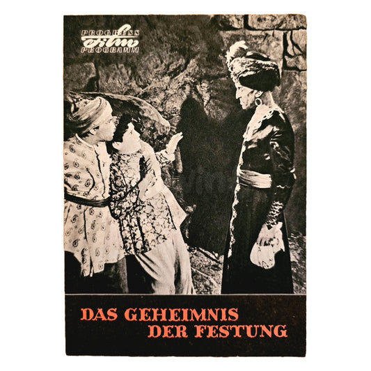 Progress Filmprogramm K 26/62 Das Geheimnis der Festung 1962