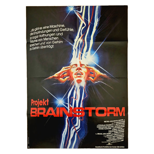 Projekt Brainstorm 1983 Original Filmplakat A1 (Deutsch)