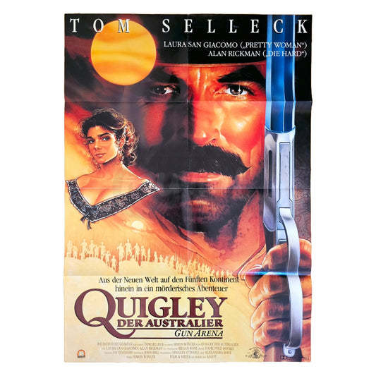Quigley Der Australier 1990 Tom Selleck Original Filmplakat A1 (Deutsch)