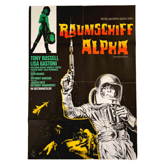Raumschiff Alpha 1966 Original Filmplakat A1 (Deutsch)