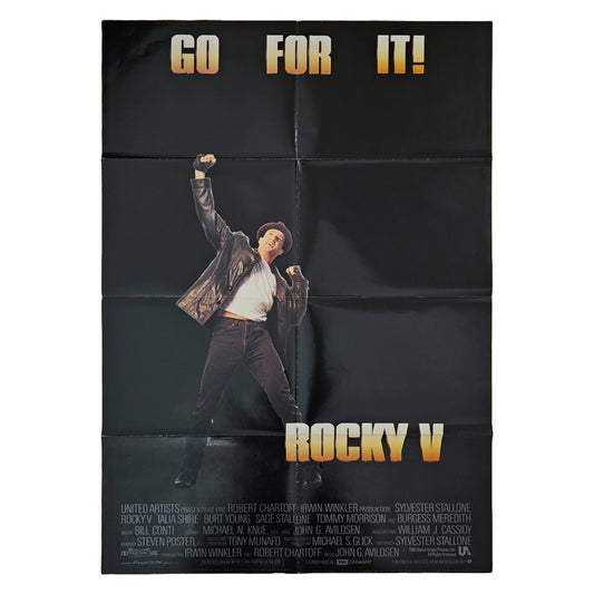 Rocky 5 1990 Sylvester Stallone Original Filmplakat (Deutsch)