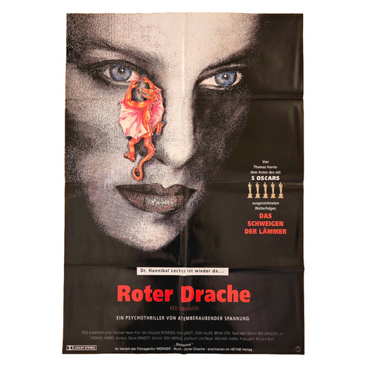 Roter Drache 2002 Hannibal Lecter Original Filmplakat A1 (Deutsch)
