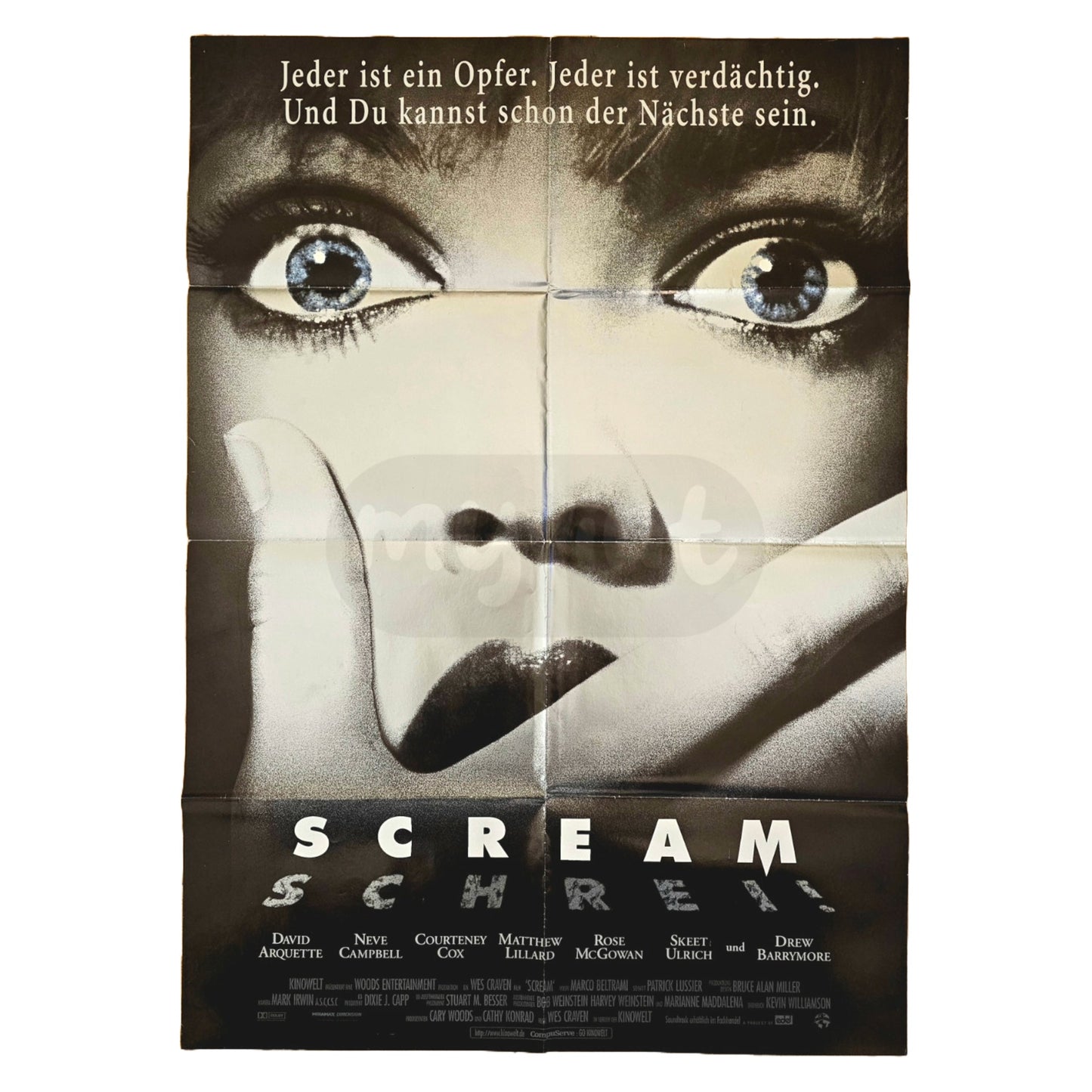 Scream 1996 Original Filmplakat A1 (Deutsch)