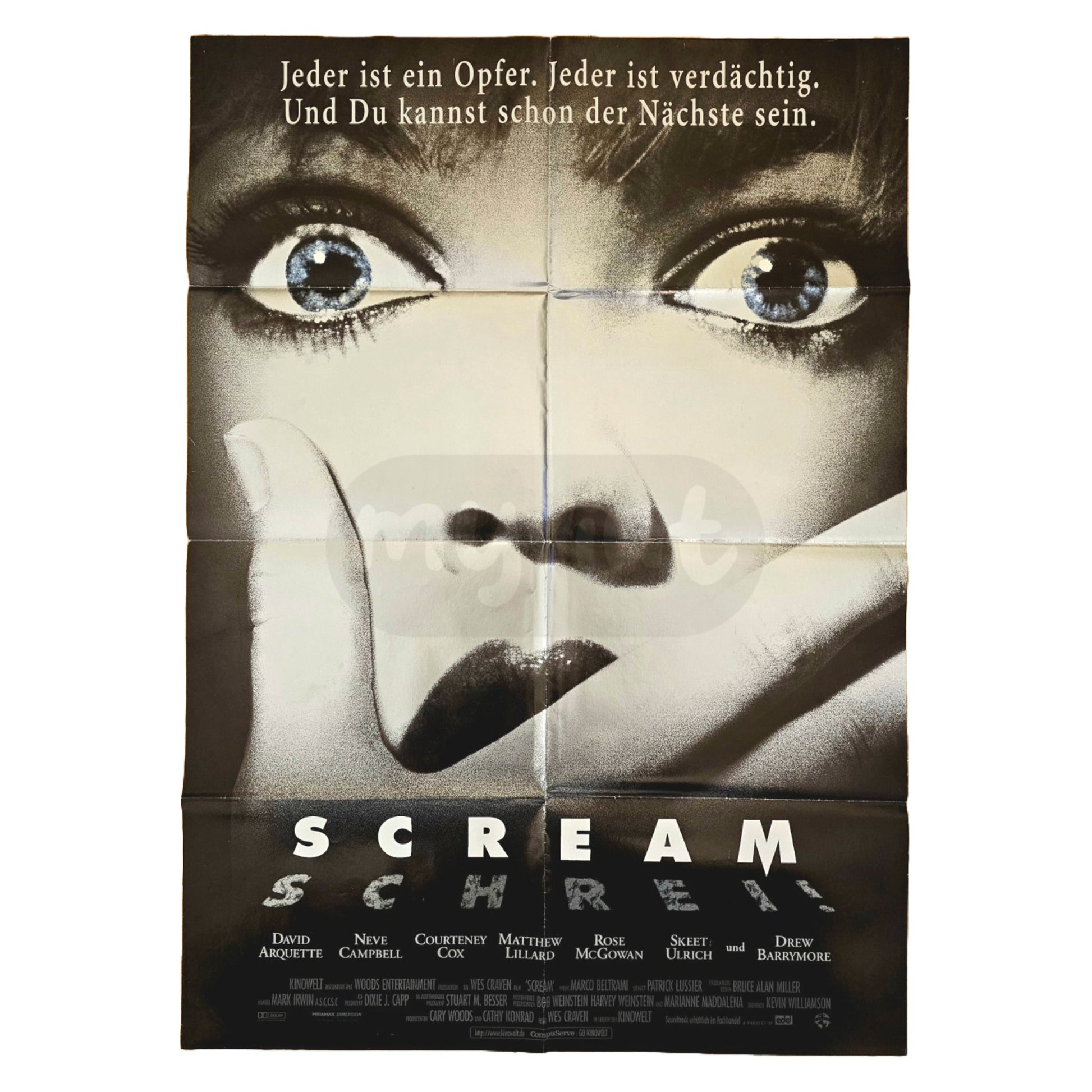 Scream 1996 Original Filmplakat A1 (Deutsch)