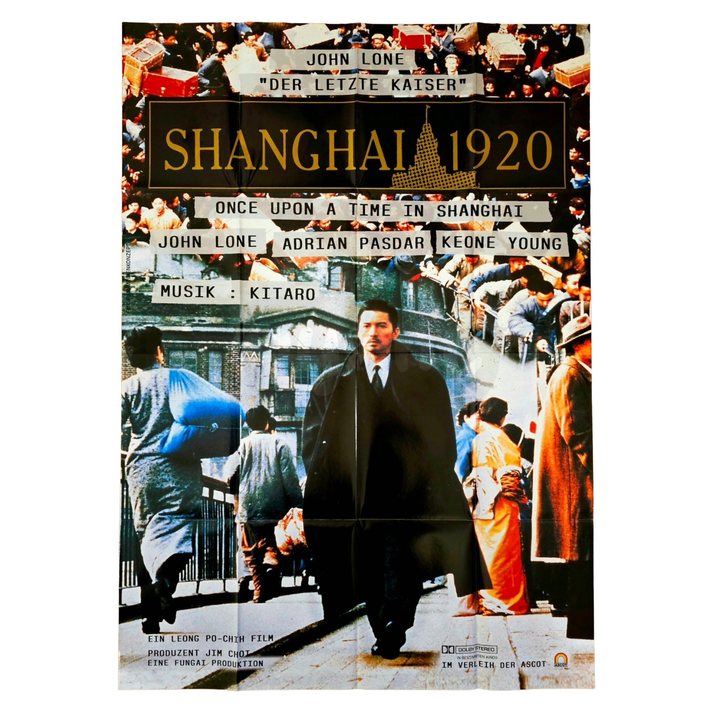 Shanghai 1920 Der letzte Kaiser 1991 John Lone Original Filmplakat A0 (Deutsch)