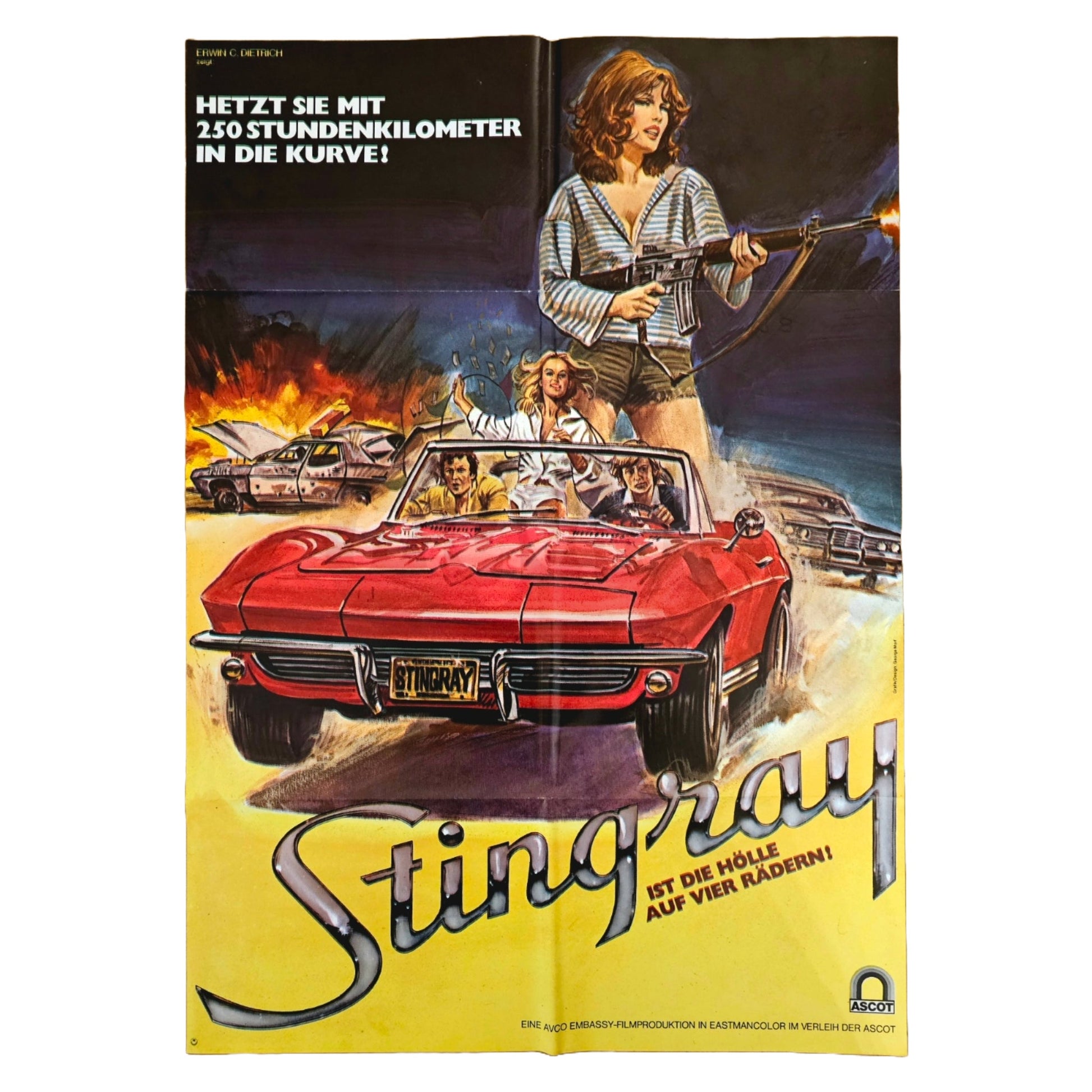 Stingray 1978 Original Filmplakat A1 (Deutsch)
