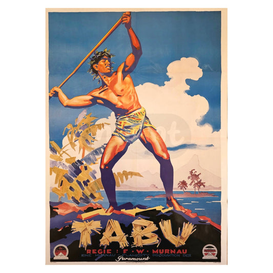 Tabu 1931 Original Filmplakat A1 Wiederaufführung 1978 (Deutsch)